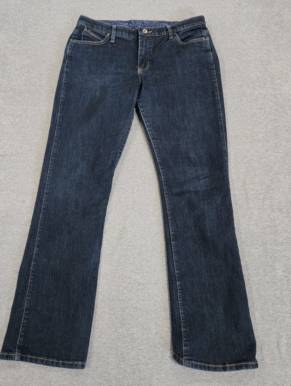 Wrangler Women's Q-Baby Ultimate Riding Jeans  "Dark Dynasty"  Size 15/16 x 34
